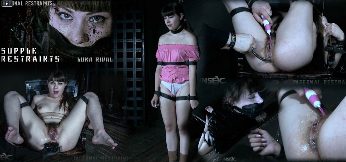 [InfernalRestraints.com] Luna Rival - Supple Restraints (19.07.2019 г.) [2019 г., BDSM, Bondage, Anal Play, Anal Hook, Anal Fingering, Fingering, Squirting, Vibrator, Clothespins, Dildo, Toys, Caning, Suspension, SiteRip, 720p]