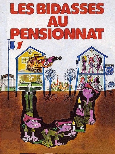 Подземный вход в женский пансион / Les bidasses au pensionnat (1978) DVDRip