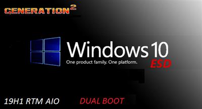 Windows 10 Version 1903 Build 18362.418 AIO DUAL BOOT 20in1 OEM ESD   October 8, 2019