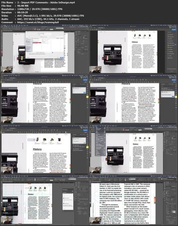Adobe InDesign - Data Merge and Import PDF Comments