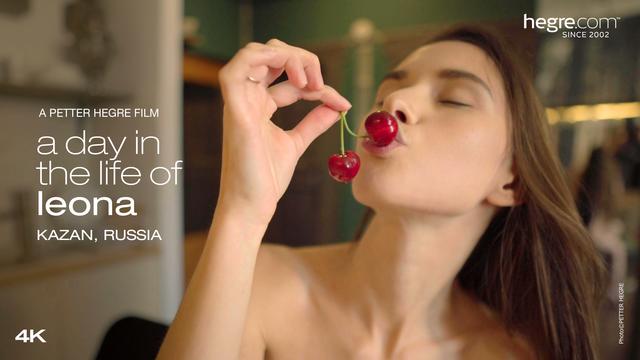 [Hegre.com] 2019-11-19 Leona - A Day In The Life of Leona Kazan, Russia [Solo, Posing, Interview, Skinny] [2160p, WEB-DL]