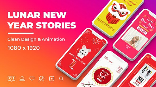 Lunar New Year Instagram Stories - Project for After Effects (Videohive)