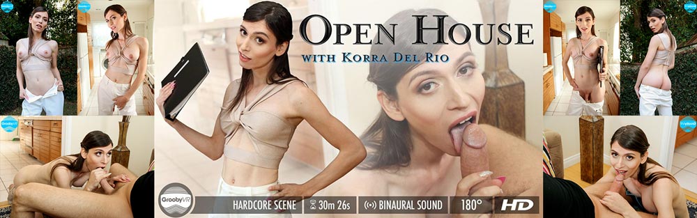 [GroobyVR.com] Korra Del Rio (Open House) [2018, Blonde, Hardcore, Cowgirl, Blowjob, Anal, Bareback, Shemale, Virtual Reality, Oculus, 4K, VR, 1920p]