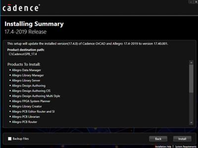 Cadence SPB Allegro and OrCAD v17.40.001-2019 Hotfix Only (x64)