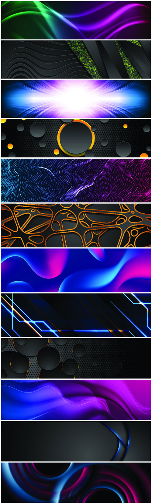 Shiny glowing abstract vector background