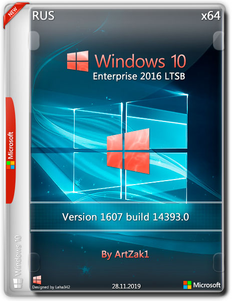 Windows 10 Enterprise LTSB x64 1607.14393 by ArtZak1 (RUS/2019)