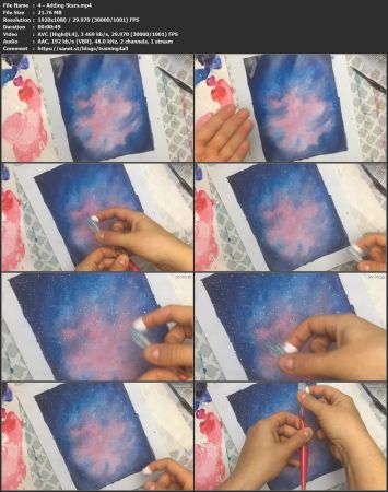 Create Watercolor Effects with Acrylic Paint