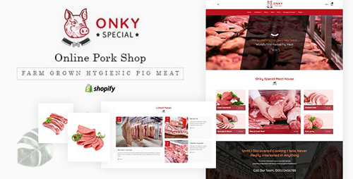 ThemeForest - Onky v1.0 - Shopify Butcher, Chicken & Meat Store - 24605484