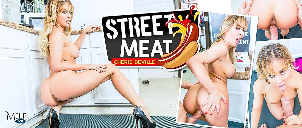 [MilfVR.com] Cherie DeVille (Street Meat / 01.11.2018) [2018 ., Big Ass, Big Cocks, Blonde, Blowjob, Couples, Cowgirl, Creampie, Doggy Style, Food, Kissing, Missionary, Pussy Masturbation, Reverse Cowgirl, Spreadeagle, Throat Fuck, Titty Fuck, 4K, 1