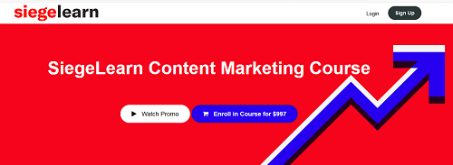 [Download] SiegeLearn Content Marketing Course