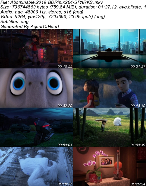 Abominable 2019 BDRip x264 SPARKS