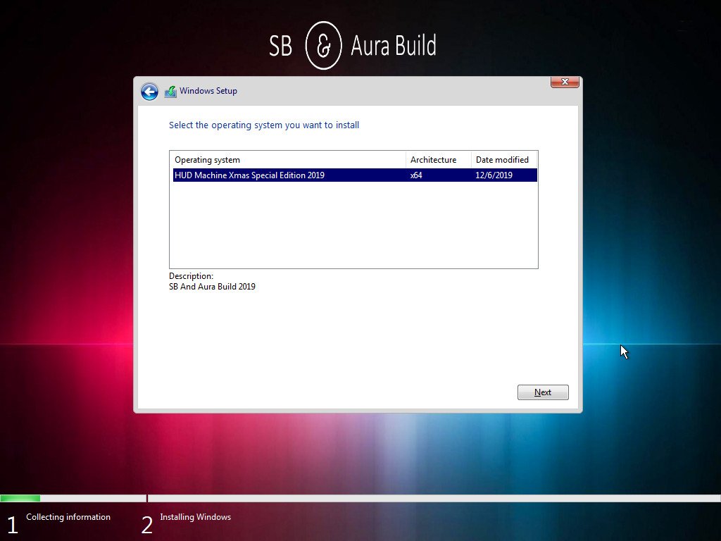 Windows 10 Pro x64 1909 HUD Machine Xmas Special Edition by SB & Aura (ENG+RUS+GER/2019)