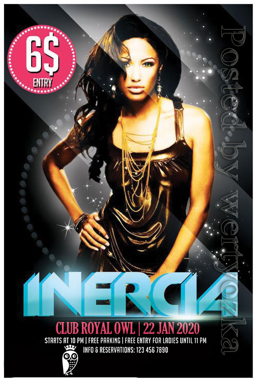 Inercia - Premium flyer psd template