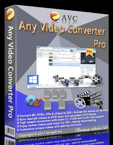 Any Video Converter Professional 6.3.7 RePack & Portable by TryRooM (x86-x64) (2019) =Multi/Rus=
