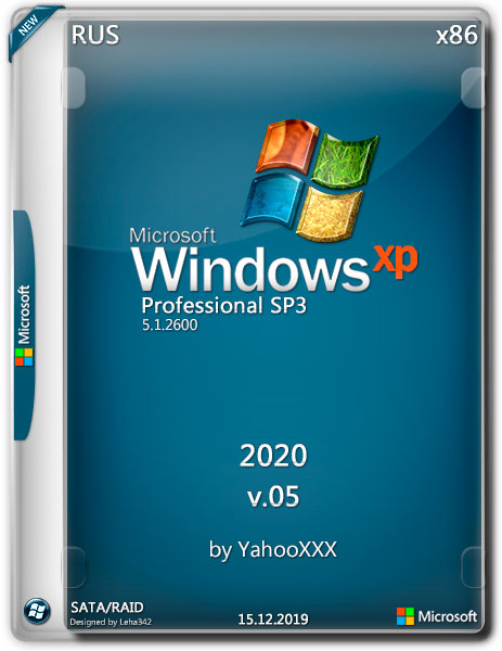 Windows XP Professional SP3 x86 2020 v.05 by yahooXXX (RUS/2019)
