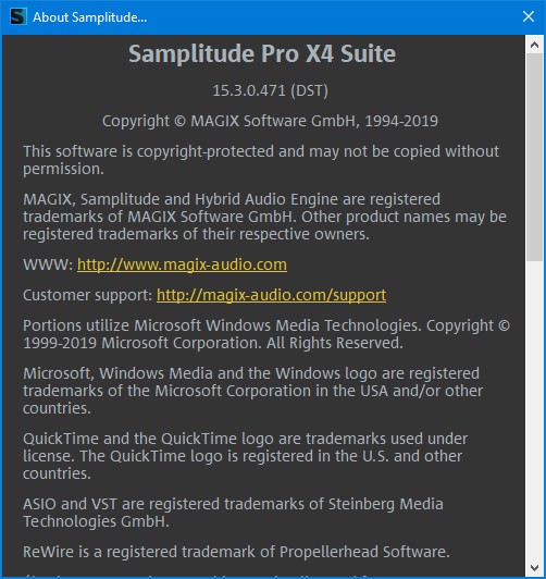 MAGIX Samplitude Pro X4 Suite 15.3.0.471