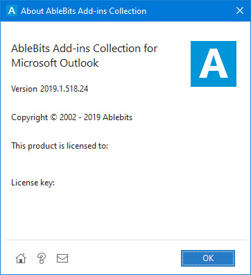 AbleBits Add-ins Collection for Outlook 2019.1.518.24