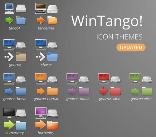 WinTango — ретро-иконки в духе Linux