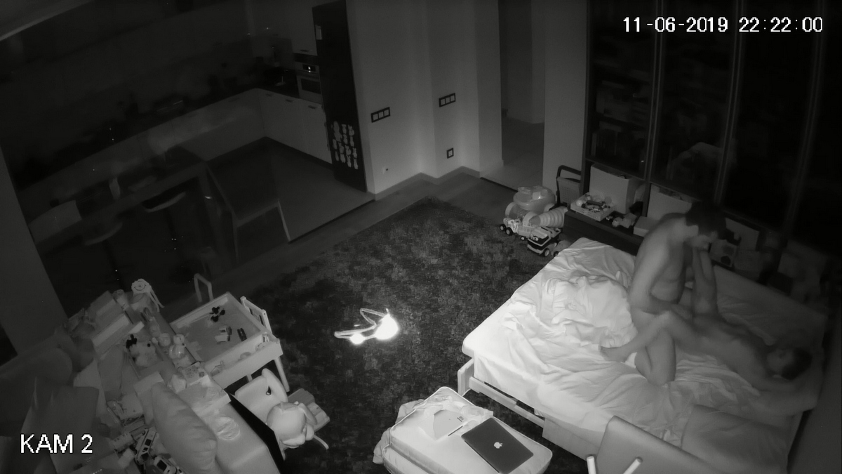 Секс в детской комнате (или неплохо потрахались) (1 ролик) [2019 г., voyeur, spycam, 1080p, CamRip]