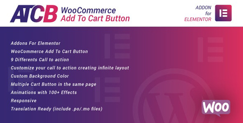 CodeCanyon - WooCommerce Add To Cart Button for Elementor v1.0 - 25384414