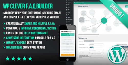 CodeCanyon - WP Clever FAQ Builder v1.37 - Smart support tool for Wordpress - 16635796