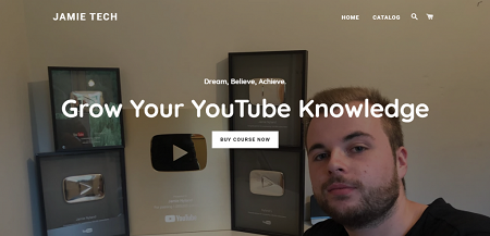 Jamie Tech - YouTube Course Grow Your Channel, Income & Knowledge
