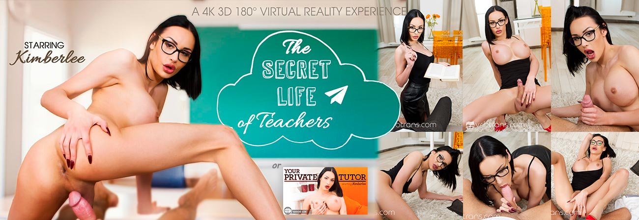 [VRBTrans.com] Kimber Lee (The Secret Life of Teachers / Your Private Tutor) [2019, Hardcore, Cowgirl, Blowjob, Anal, Bareback, Shemale, GroobyVR, Virtual Reality, Oculus, 4K, VR, 1920p]