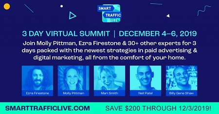 Smart Traffic Live : 3 Day Virtual Summit on Paid Traffic