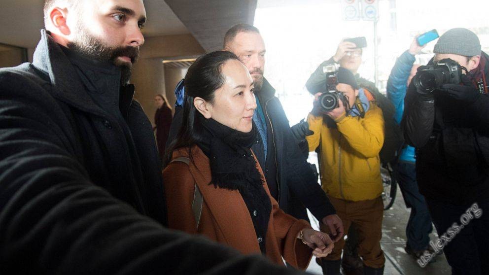 Huawei CFO lawyers say her alleged crimes no crime in Canada