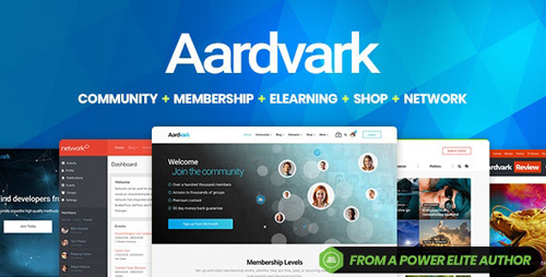 ThemeForest - Aardvark v4.14 - Community, Membership, BuddyPress Theme - 21281062