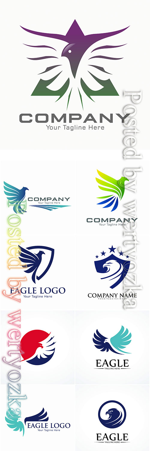 Eagle logo vector template