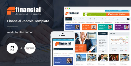 ThemeForest - Financial v3.9.6 - Responsive Joomla News Template - 8155299