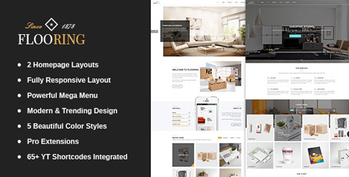 ThemeForest - Flooring v3.9.6 - An Ideal Responsive Joomla Template For Interior Stores - 15273690