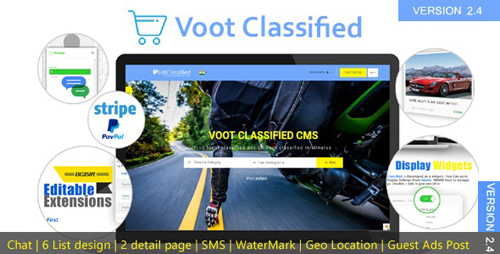 CodeCanyon - Classified Ads CMS - Voot Classified v2.4 - 23023335 - NULLED