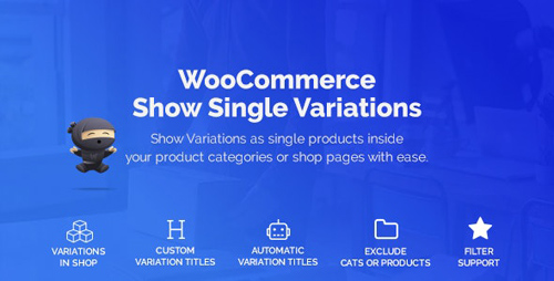 CodeCanyon - WooCommerce Show Variations as Single Products v1.0.4 - 25330620