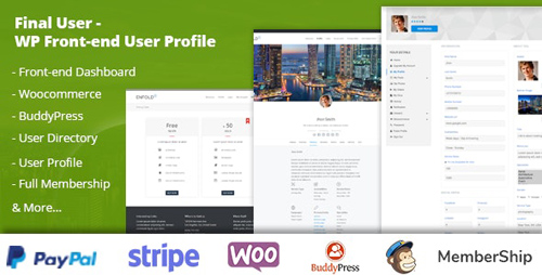 CodeCanyon - Final User v1.1.5 - WP Front-end User Profiles - 22231050