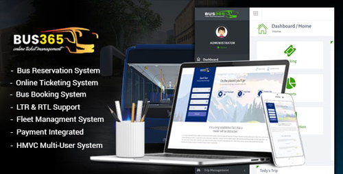 CodeCanyon - Bus365 v5.2 - Bus Reservation System with Website - 20891350 - NULLED