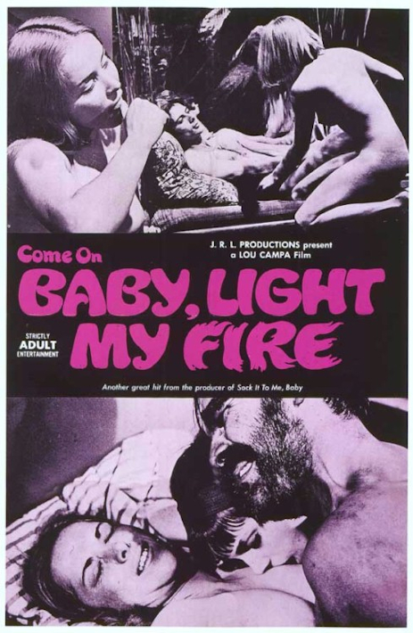 C'mon Baby Light My Fire / Давай, детка, зажги мой огонь (Lou Campa, J. R. L. Productions) [1969 г., Drama, Erotic, VHSRip]