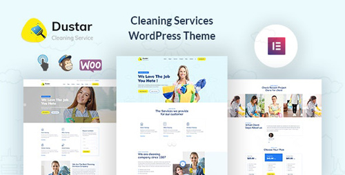 ThemeForest - Dustar v1.0.1 - Cleaning Services WordPress Theme - 24951675
