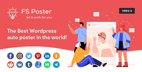 CodeCanyon - FS Poster v3.4.2 - WordPress Auto Poster & Scheduler - 22192139 - NULLED