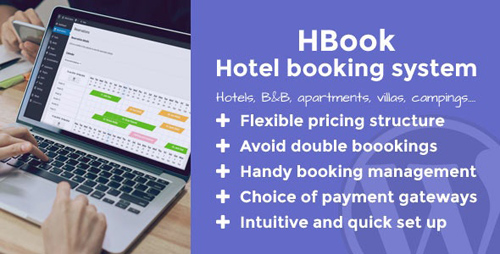 CodeCanyon - HBook v1.9.2 - Hotel booking system - WordPress Plugin - 10622779 - NULLED