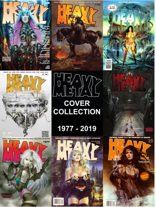 Heavy Metal Magazine Cover Collection (1977-2019)