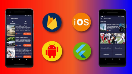 Flutter News Portal App Firestore Backend(Android&ios App)