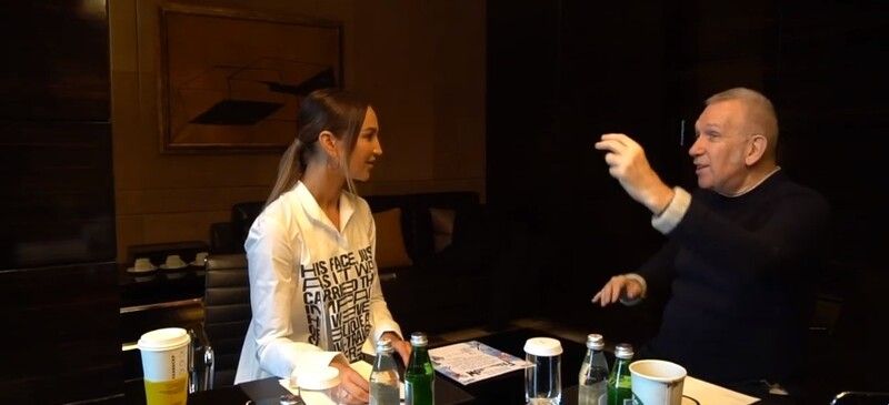 Ольга Бузова взяла интервью у Жан-Поля Готье для своего YouTube-канала