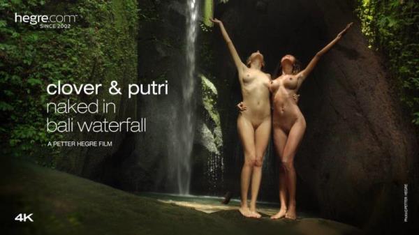 Clover, Putri - Naked In Bali Waterfall 4K (2K UHD 2160p)