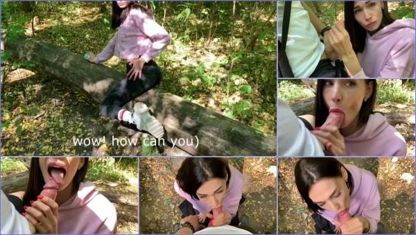 Fiamurr - Blowjob in the Woods from Stepsister while Walking (2020/FullHD)