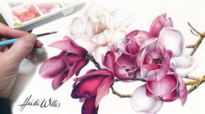 Paint Realistic Watercolor and Botanicals   STUDIO BASICS