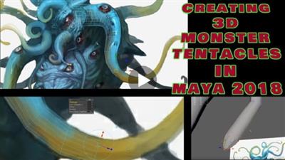 Udemy   Creating 3D Monster Tentacles in Maya 2018