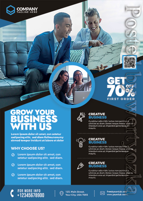 Business Corporate - Premium flyer psd template