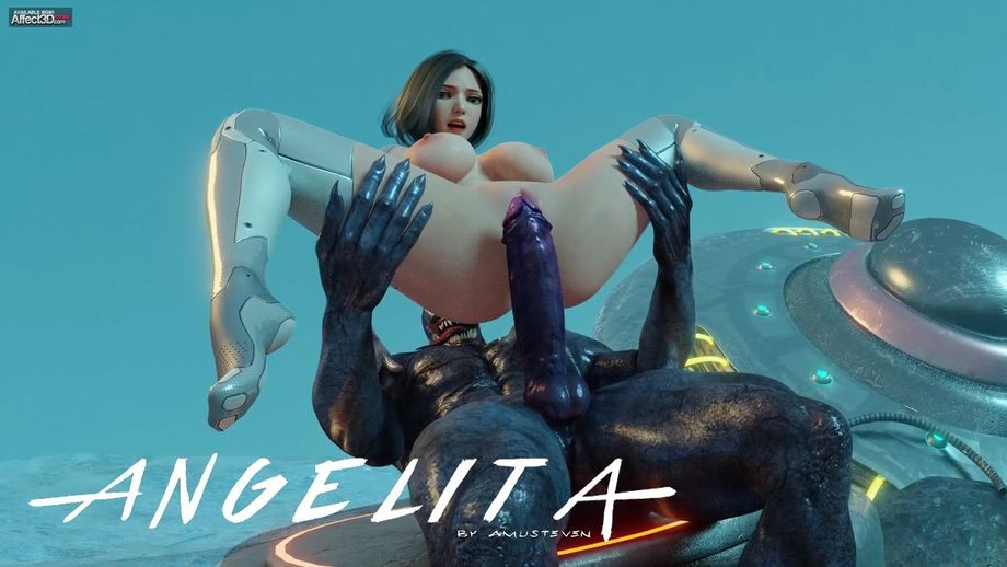 Angelita (Amusteven) [2019, 3DCG, Ahegao, Animation, Big Ass, Big Breasts, Cosplay/Uniform, Cumshot, Monster, WEB-DL]